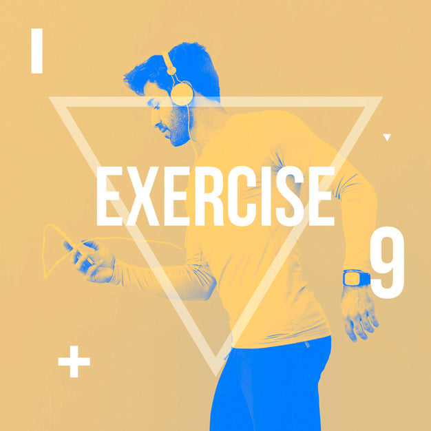 Free Instagram Post Background With Exercise Concept Psd