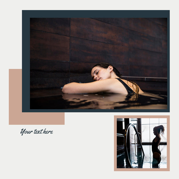 Free Instagram Post Template With Spa Concept Psd