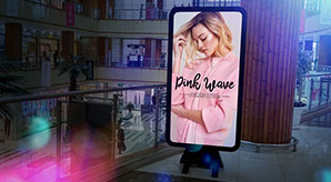 Free Instore Advertising Billboard Mockup Psd