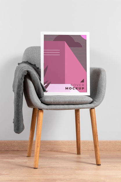 Free Interior Design Frame Mock-Up Psd