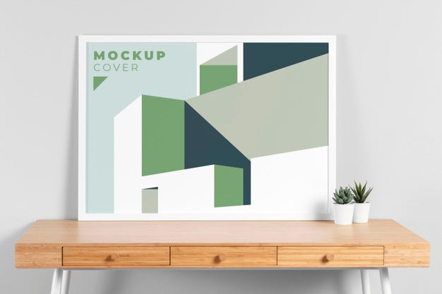 Free Interior Design Frame Mock-Up Psd