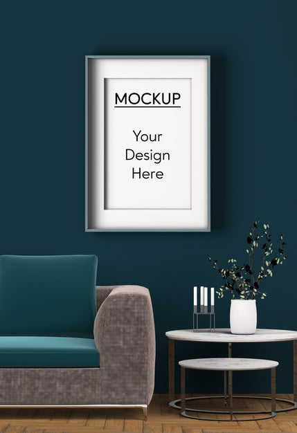 Free Interior Design With Modern Furniture Psd