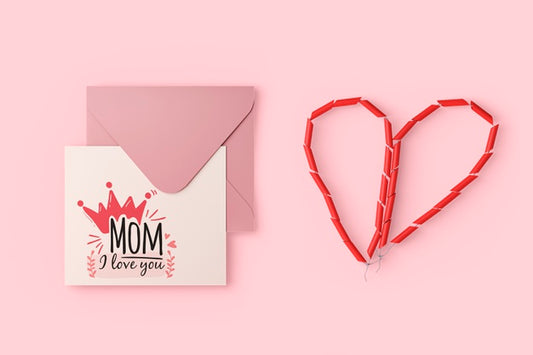 Free International Mother'S Day Card With Mock-Up Psd