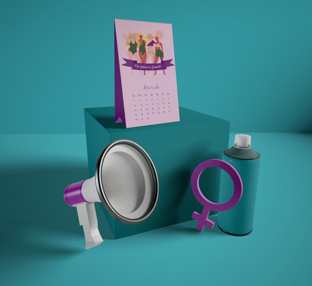 Free International Women'S Day Calendar Psd