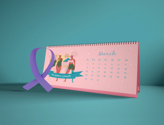 Free International Women'S Day Calendar Psd