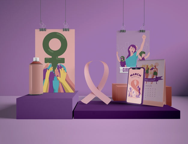 Free International Women'S Day With Mock-Up Psd