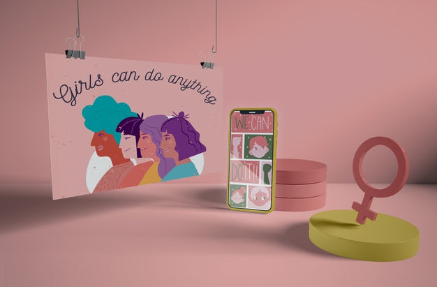 Free International Women'S Day With Mock-Up Psd