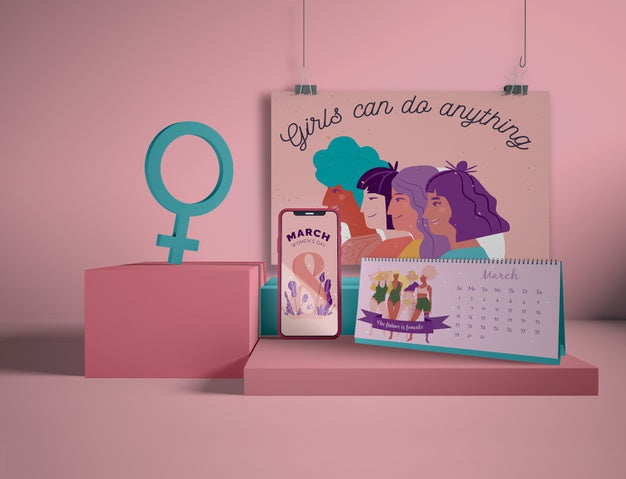 Free International Women'S Day With Mock-Up Psd