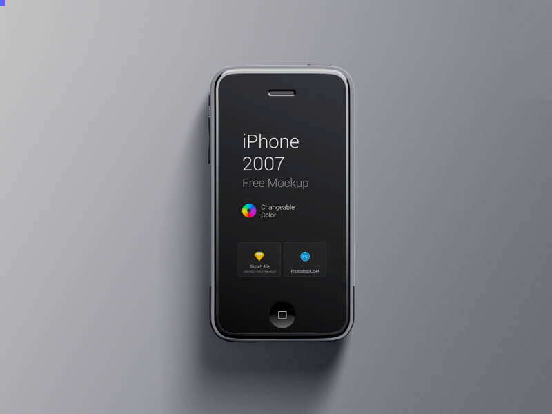 Free Iphone 1St Generation Mockup