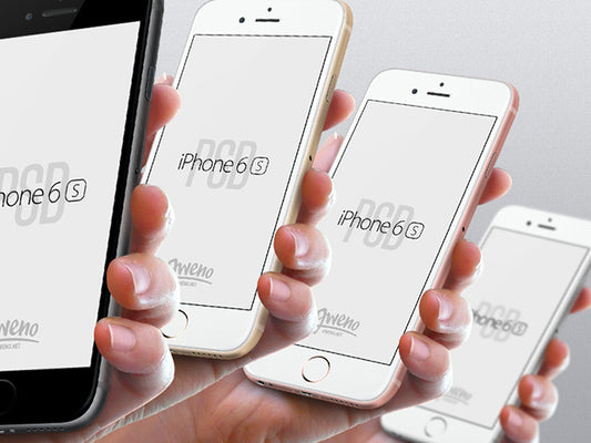 Free Iphone 6S Hand View Mockups