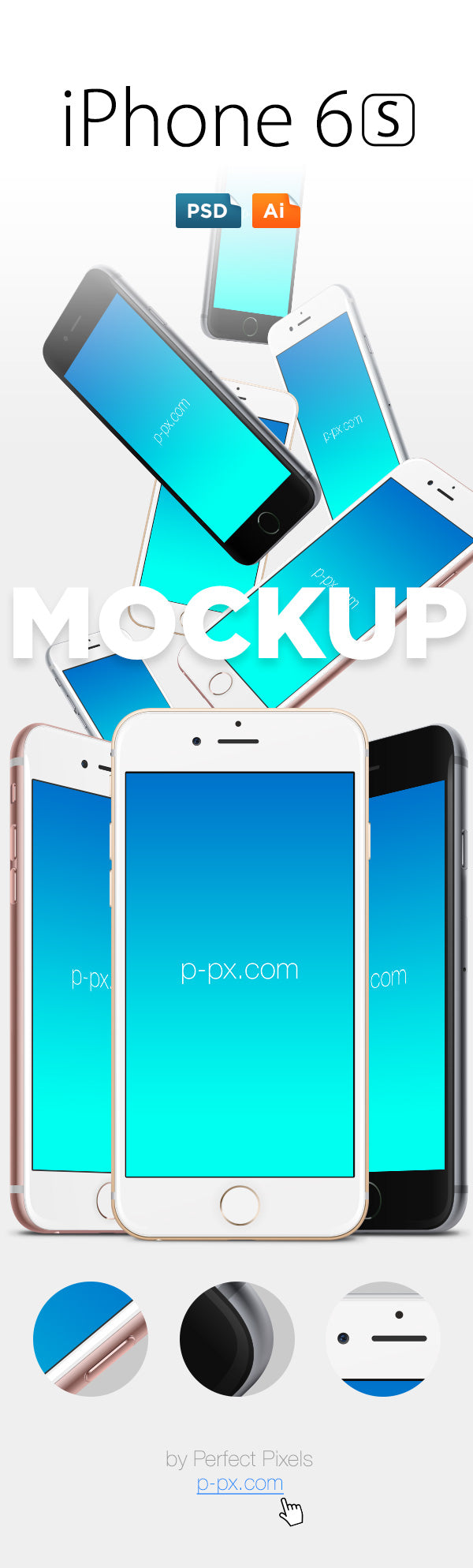 Free Iphone 6S Vector Mockup