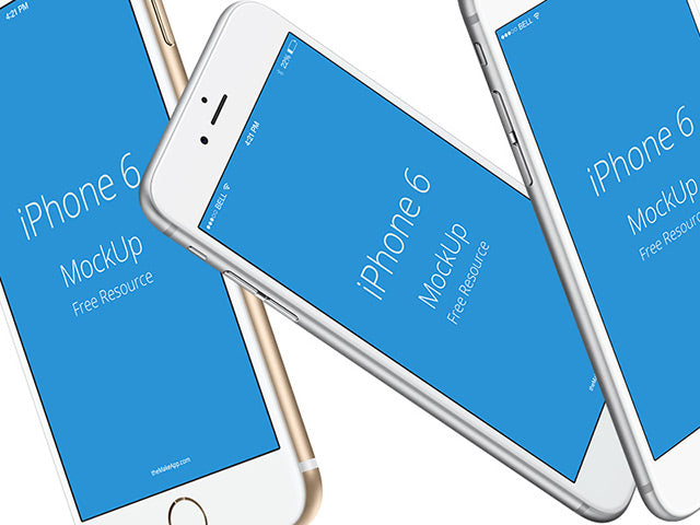 Free Iphone 6S White Mockups