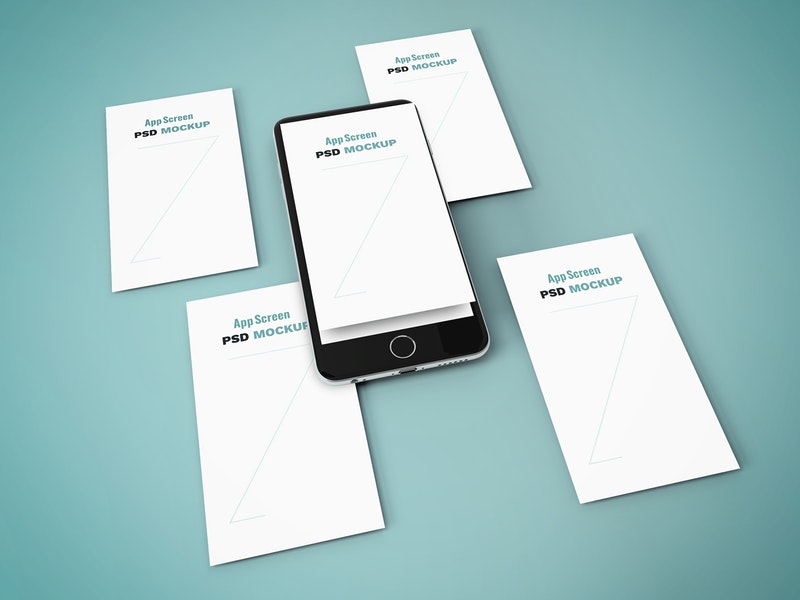 Free Iphone Screens Mockup