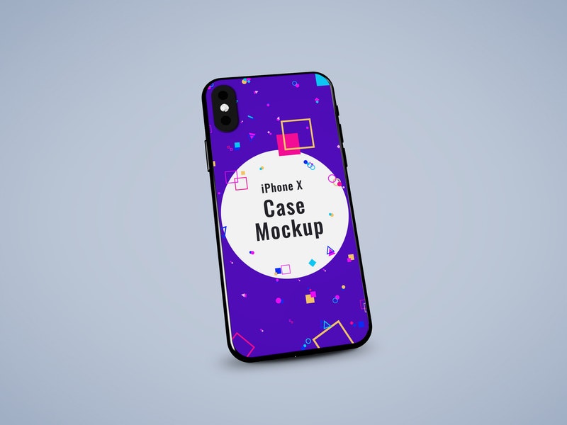 Free Iphone X Case Psd Mockup