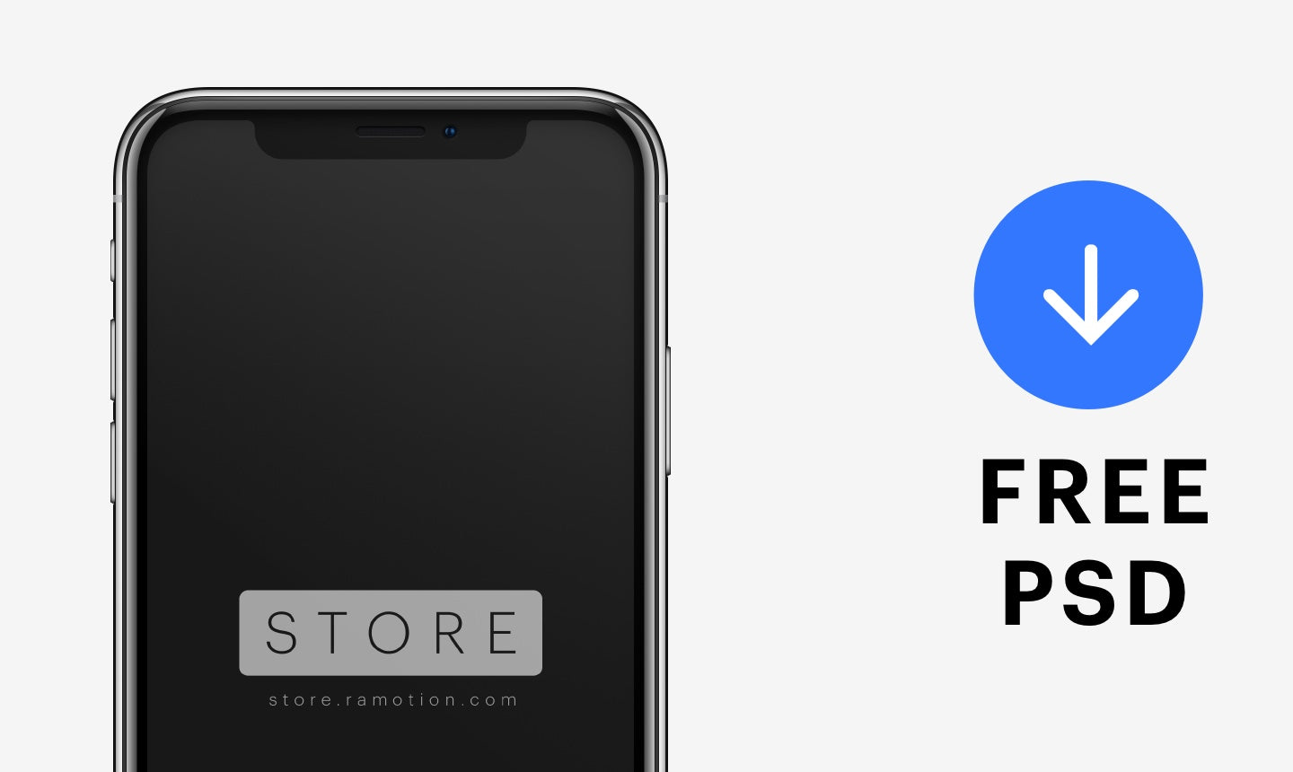 Free iPhone X Mockups PSD