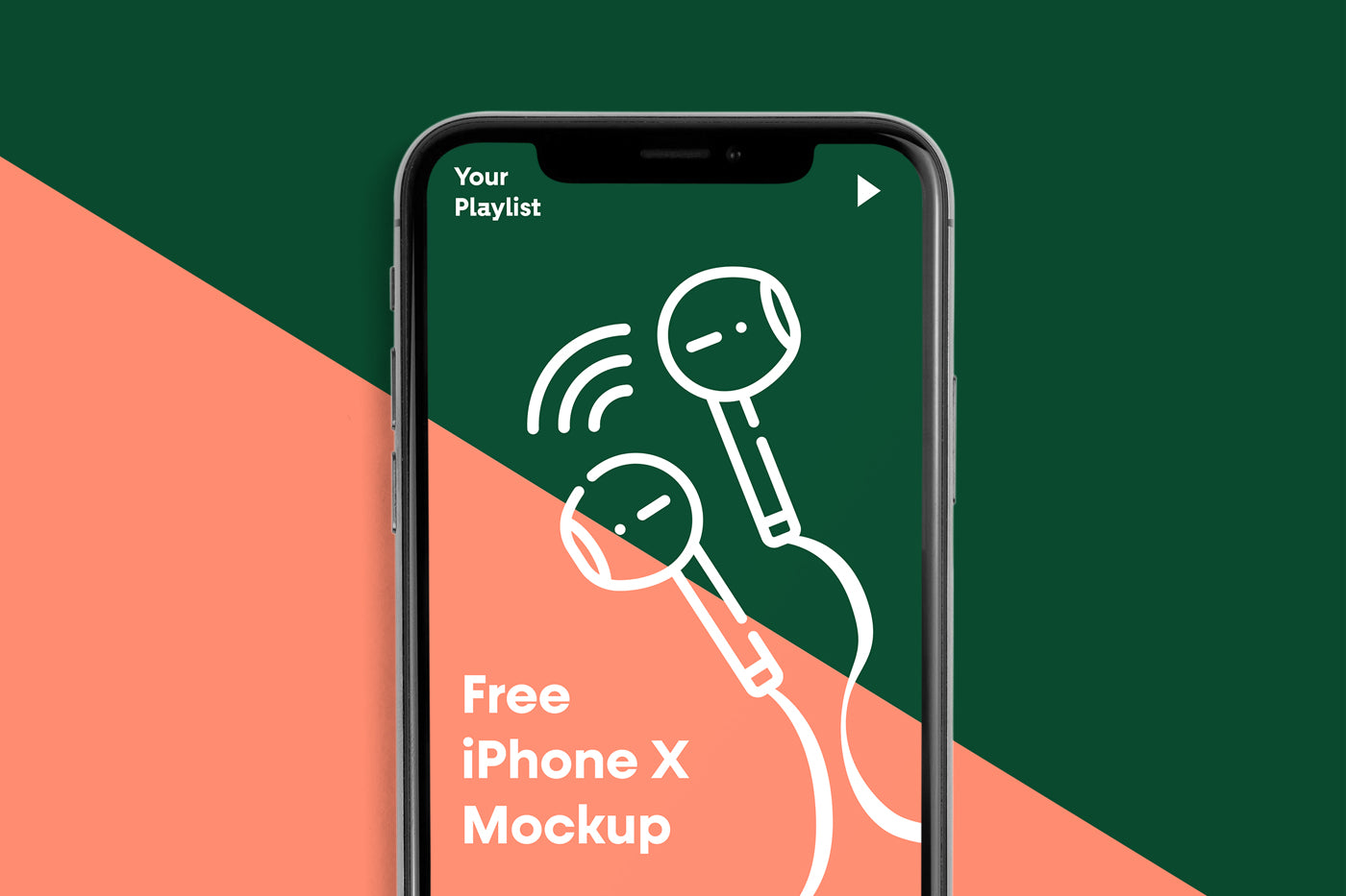 Free Iphone X Psd Mockup