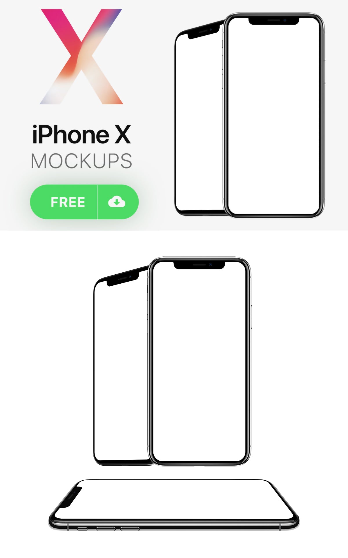 Free Iphone X Psd Mockup