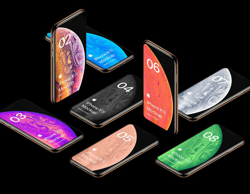 Free Iphone Xs Psd Mockup Kit 5K