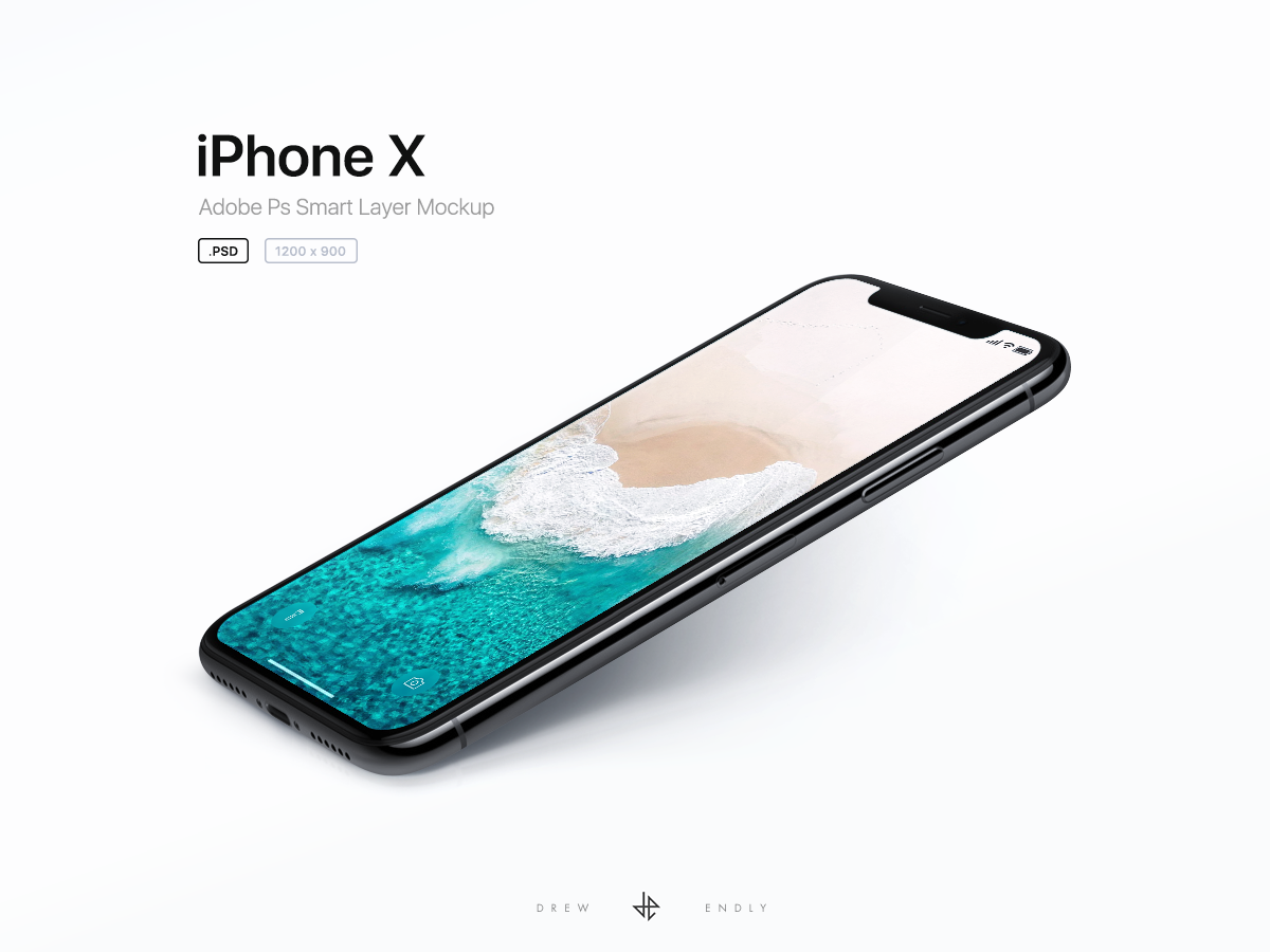Free iPhone X Live-Mockup