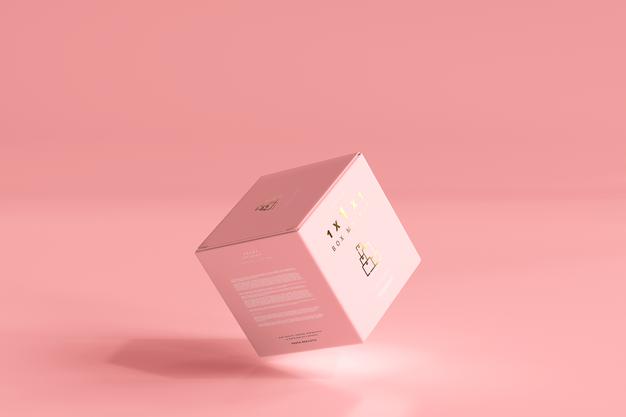 Free Isolated Box Mockup Psd