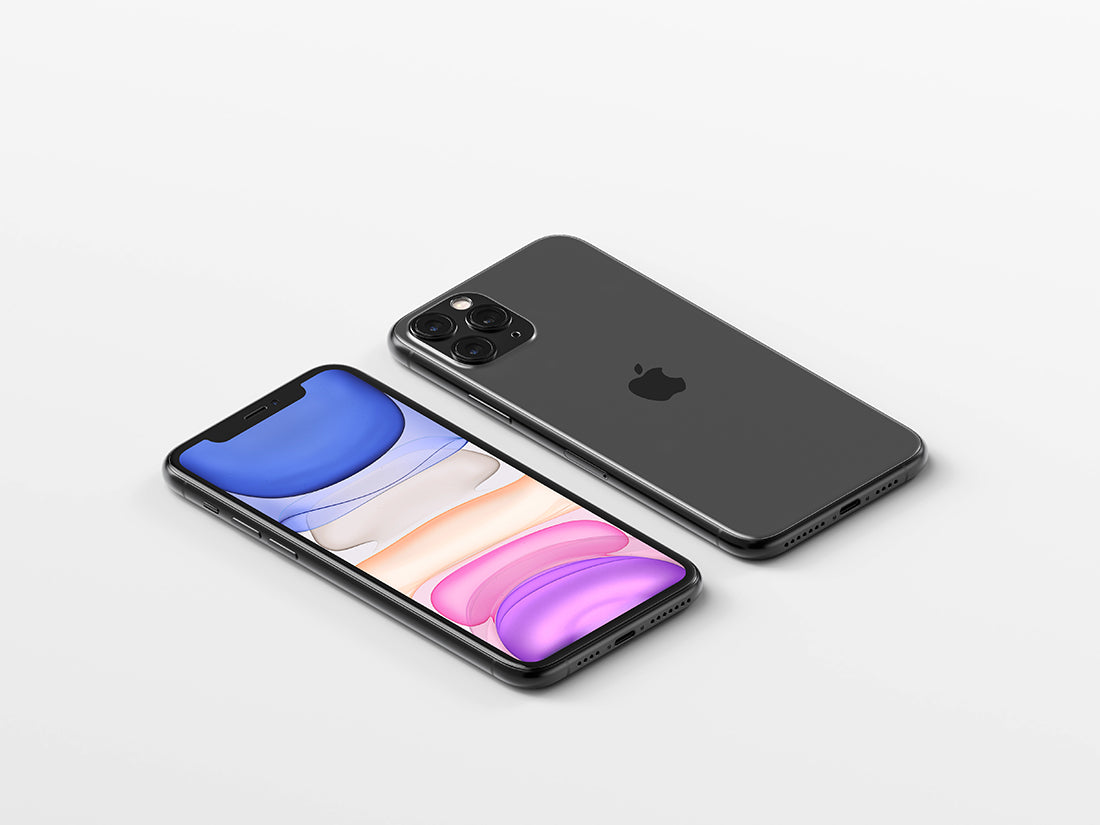 Free Isometric Iphone 11 Pro Max Mockup