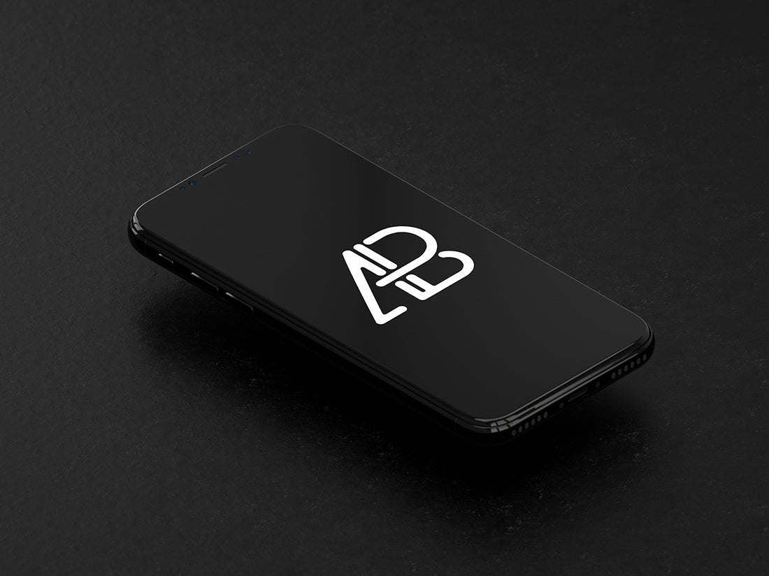 Free Isometric Iphone X Mockup