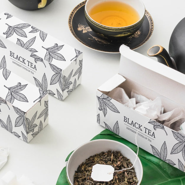 Free Isometric Tea Mockup Psd