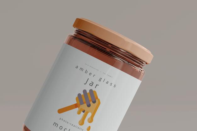 Free Jar Mockup Psd