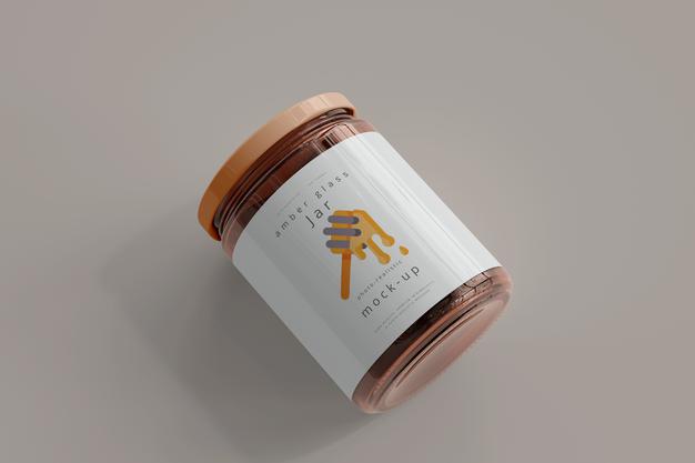 Free Jar Mockup Psd