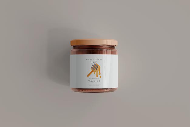 Free Jar Mockup Psd