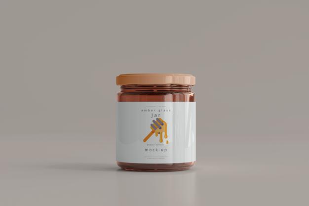 Free Jar Mockup Psd