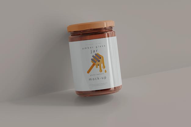 Free Jar Mockup Psd