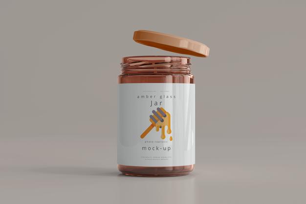 Free Jar Mockup Psd