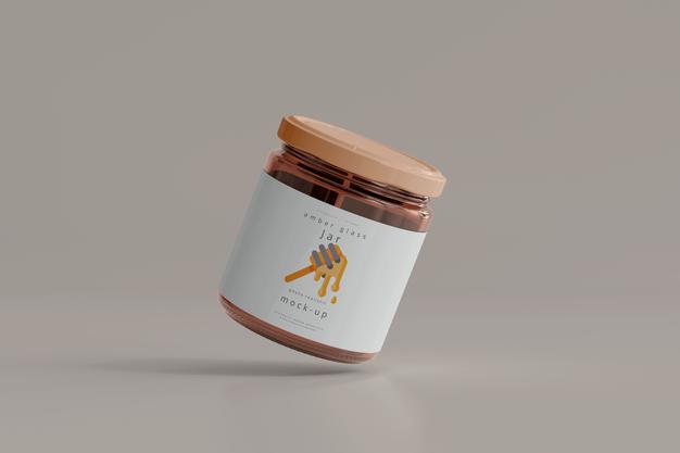 Free Jar Mockup Psd