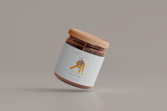 Free Jar Mockup Psd