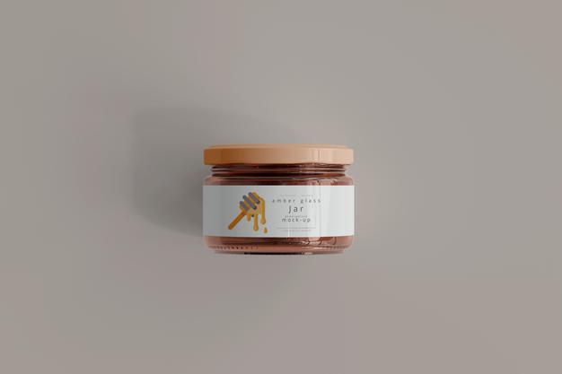 Free Jar Mockup Psd