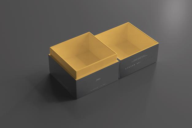 Free Jewelry Or Gift Box Mockup Psd