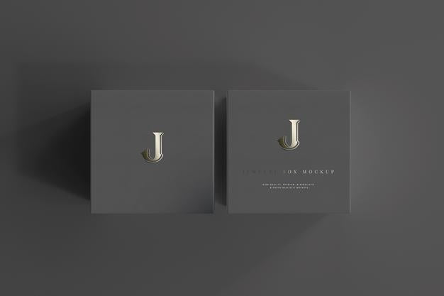 Free Jewelry Or Gift Box Mockup Psd