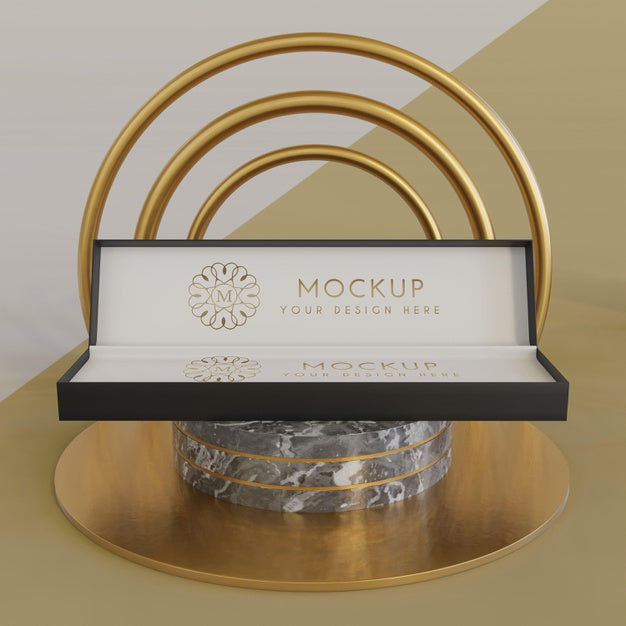 Free Jewelry Packaging Display Mock Up Psd