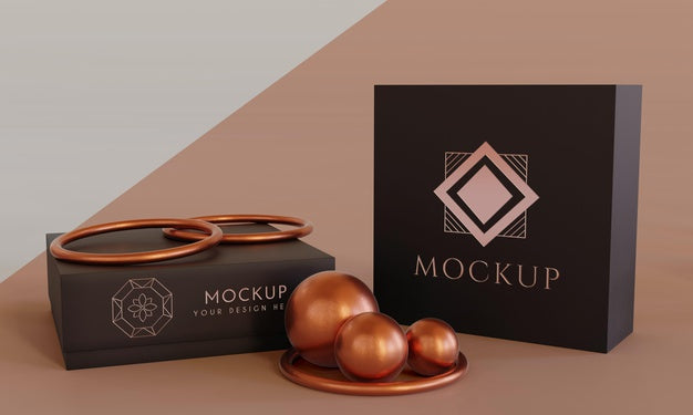 Free Jewelry Packaging Display Mock Up Psd