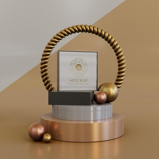 Free Jewelry Packaging Display Mock Up Psd