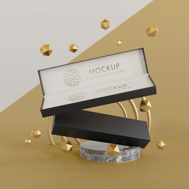 Free Jewelry Packaging Display Mock Up Psd