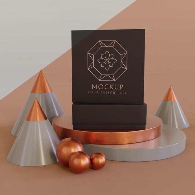 Free Jewelry Packaging Display Mock Up Psd