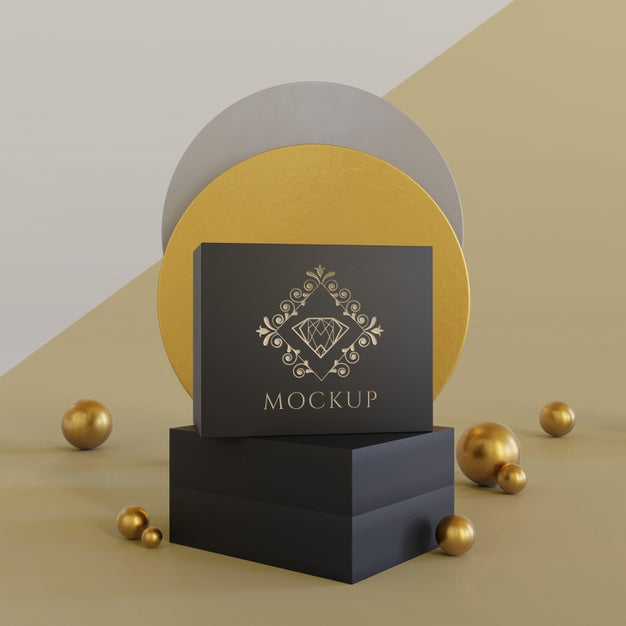 Free Jewelry Packaging Display Mock Up Psd