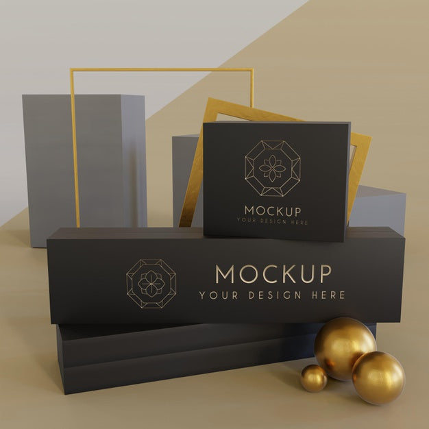 Free Jewelry Packaging Display Mock Up Psd