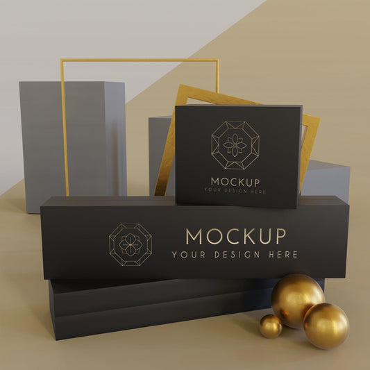 Free Jewelry Packaging Display Mock Up Psd