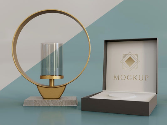 Free Jewelry Packaging Display Mock Up Psd