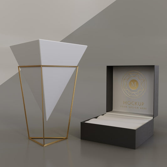 Free Jewelry Packaging Display Mock Up Psd