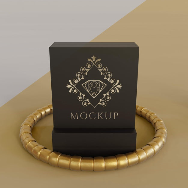 Free Jewelry Packaging Display Mock Up Psd