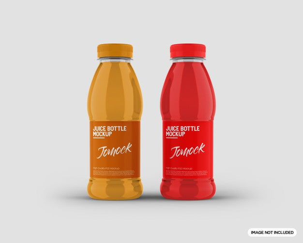 Free Juice Bottle Mockup Psd